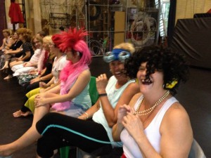 Photo of participants at the Hands up theatre workshop